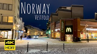 Norway Vestfold 4KHDR Walking Tour  2021  Tourister Tours [upl. by Nnav]