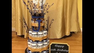 DIY Corona Beer CanBottle Cake For Boyfriend [upl. by Laraine]