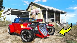 I found this ABANDONED classic car and took it home GTA 5 Mods Gameplay [upl. by Annawaj775]