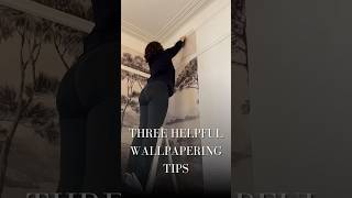 TOP 3 Wallpapering Tips amp Tricks for a perfect install every time wallpaper wallpaperinstallation [upl. by Amoihc]