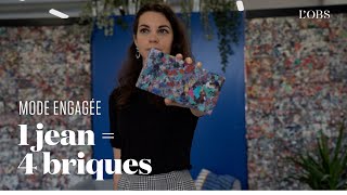 Elle fabrique des briques en textile recyclé pour lutter contre la fast fashion [upl. by Bambie]