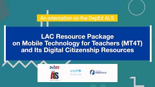 DepEd ALS LAC Resources Mobile Technology for Teachers MT4T and Its Digital Citizenship Resources [upl. by Liz173]