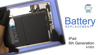 How to replace your iPad 6 A1893 battery step by step  TSA Tech [upl. by Ive]