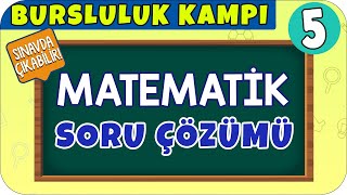 5 Sınıf Matematik Soru Çözümü  Bursluluk Sınavı 2021 [upl. by Nayek14]