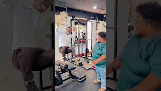 Biggie Gym 🤣 moment ytshorts funnyvideos gymfunnyvideos gym [upl. by Veronike]