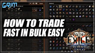 PoE 313 Currency Earning Tip How To Buy And Sell In Bulk [upl. by Quartis]