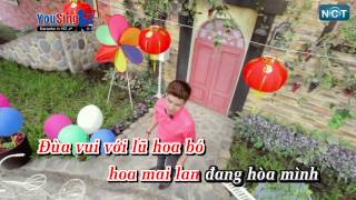 Karaoke Con Bướm Xuân  Hồ Quang Hiếu Beat [upl. by Johm]