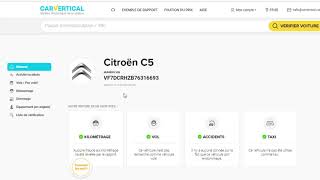 comparaison Carvertical et HistoVec sur mon Citroën C5 [upl. by Erimahs]