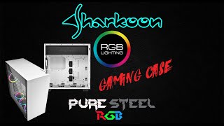 Обзор корпуса Sharkoon Pure Steel RGB Review PC case [upl. by Llerrud813]