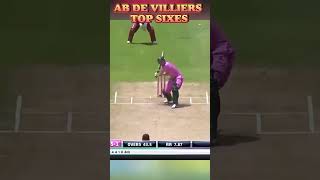 AB de Villiers Top Sixes  Unbelievable Power Hitting shorts crickethighlights cricketshots [upl. by Toma]