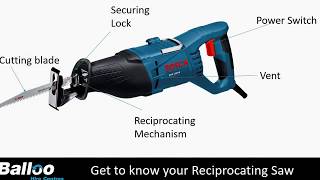 How to change blade on a Reciprocating Saw [upl. by Enomys246]