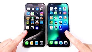 iPhone 15 Pro Max vs iPhone 13 Pro Max Speed Test [upl. by Aytida70]