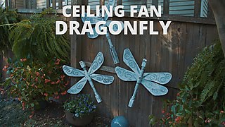 Make a Fun Ceiling Fan Dragonfly  DIY Network [upl. by Meilen2]