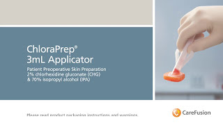 How to Use CareFusion ChloraPrep Applicator [upl. by Emmett]