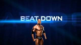 WWE 13 Beat DownThe Rock Remix Theme Song [upl. by Ylrbmik]