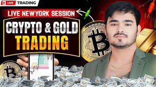 Crypto amp Gold Live Trading  5 Feb  The Trade Room  Mayank Raj [upl. by Epuladaugairam177]