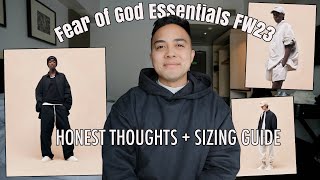 Fear of God Essentials FW23 Sizing Guide  WATCH BEFORE YOU BUY [upl. by Adnawed485]