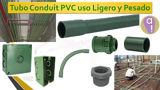 Tubo Conduit de PVC Pesado y PVC Ligero [upl. by Diandre653]