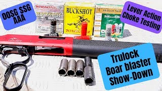 Adler Buckshot choke comparison  Trulock BOAR BLASTER [upl. by Rutra701]