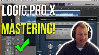 Logic Pro X How to Master  With Only Stock Plugins [upl. by Aroda999]