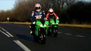 MCN Roadtest Kawasaki ZX6R 2008 vs 2009 [upl. by Eehtomit]