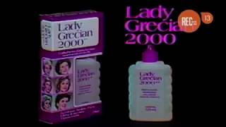 Comercial Lady Grecian 2000 Canal 13 1989 [upl. by Aelam]