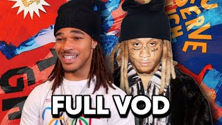 14 AUG  Trippie Redd X Max Studio Sessions Music Reactions Trippie Redd House Tour DAY 98 VOD [upl. by Allister]