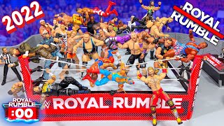 WWE Royal Rumble 2022 Action Figure Match [upl. by Glimp464]