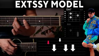 Extssy Model  Junior H GUITARRA Tutorial  Acordes [upl. by Aissat455]