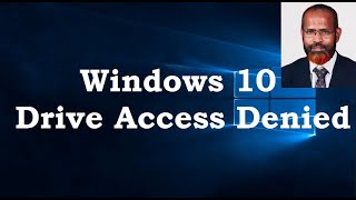 Fix Drive Access is denied in windows 10  Hard disk is not accessible [upl. by Notaek820]