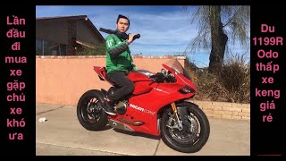 MVlog 99 Đi rước siêu moto Ducati 1199R Panigale mới keng odo 482km giá 350tr VND gặp chủ xe khó ưa [upl. by Noelc]