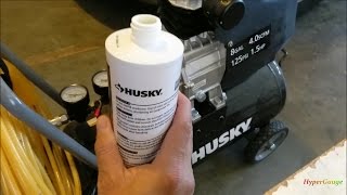 Air Compressor oil change tips [upl. by Igic]