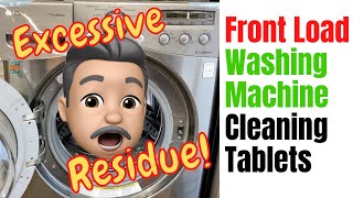 Affresh Cleaning Tablets  Front Load Washer Excessive Residue [upl. by Ailegra]