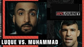 Vicente Luque vs Belal Muhammad 👀 🍿  UFC Journey [upl. by Adnil472]