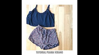 Pijama de verano Tutorial completo  Patrones paso a paso [upl. by Hanej]