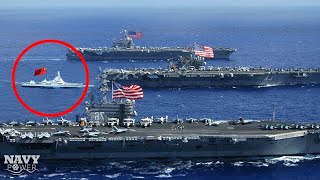 How the US Navy Carrier Group Deals with Chinese SPY Ships [upl. by Solley]