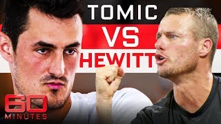 Bernard Tomic slams Lleyton Hewitt in explosive interview  60 Minutes Australia [upl. by Cutty]