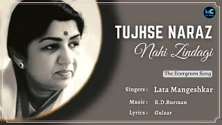 Tujhse Naraz Nahi Zindagi Lyrics   Lata Mangeshkar RIP  RD Burman Gulzar  Masoom 1983 [upl. by Marni868]