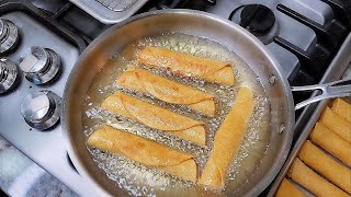 Crispy Chicken Taquitos  How To Make Flautas  Simply Mamá Cooks [upl. by Lerad]