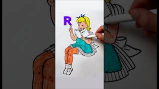 ABC Song Colouring Pages for Kids  Learn ABCD with Fun Alphabet Speed Colouring [upl. by Edsel]