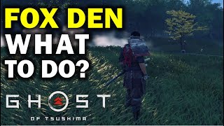 How to Complete a FOX DEN  Ghost of Tsushima How to Find Inari Shrines [upl. by Atin]