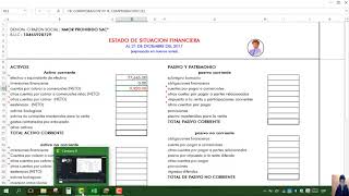 BALANCE GENERAL  ESTADO DE SITUACIÓN FINANCIERA [upl. by Dib]
