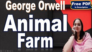 Animal Farm by George Orwell  Part 1  Animal Farm by George Orwell in Hindi [upl. by Elbys]