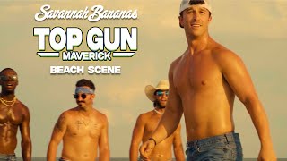 Savannah Bananas Top Gun Maverick Beach Scene [upl. by Nyleek]