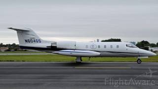 Learjet 35A Flight with POV Camera [upl. by Cooper]