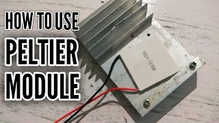 how to use peltier module for cooling  TEC112706 peltier module [upl. by Marcello]