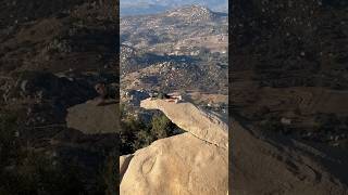 HANGING onto POTATO CHIP ROCK ⛰️ hike scenery [upl. by Daffy]