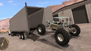 BeamNGDrive Mods  Semi Trailer Car Hauler  Loading OffRoad Vehicles [upl. by Dnomasor]