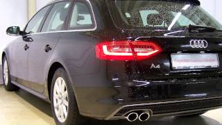 Audi A4 Avant 20 TDI Ambition SLine 225702 Brillantschwarz 2013 quotAUDI SLINEquot [upl. by Brant]