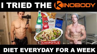 I tried the KINOBODY DIET for 7 DAYS  Intermittent Fasting TONS of Chipotle Chips Chocolate [upl. by Yednil617]